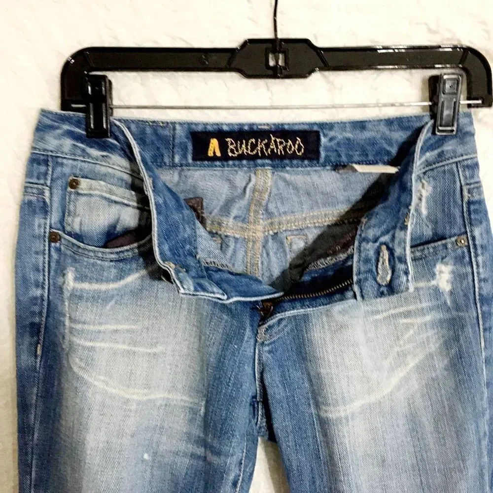 Buckaroo Distressed Bootcut Jeans Size 26 - Picture 4 of 10
